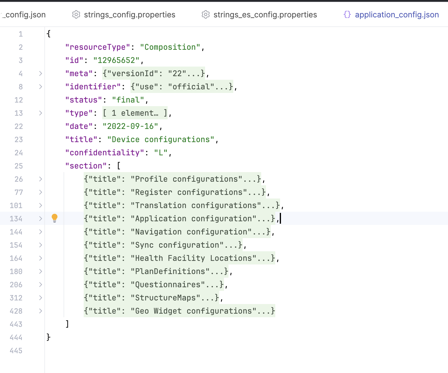 composition config